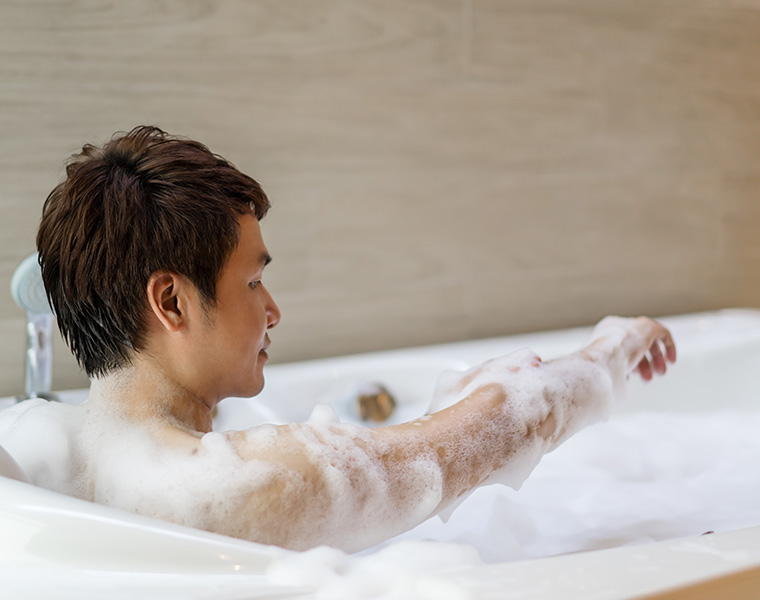 30代男性に“買わない理由”がない！入浴剤代わりの「湯舟に浸かる新常識」の記事を公開しました。